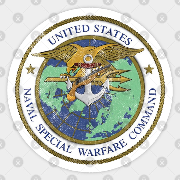 united states naval special warfare command gift Sticker by woormle